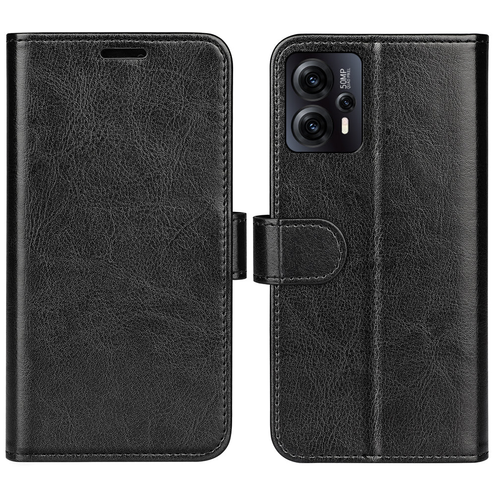 For Motorola Moto G13 4G Flip Leather Phone Wallet Case Crazy Horse Texture Stand Anti-scratch Mobile Phone Cover For Motorola Moto G13 4G Flip Leather Phone Wallet Case Crazy Horse Texture Stand Anti-scratch Mobile Phone Cover